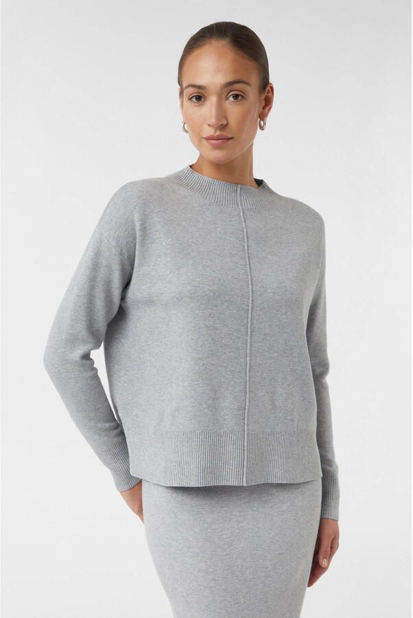 Comma casual identity Trui met ronde hals Met siernaad - Foto 3