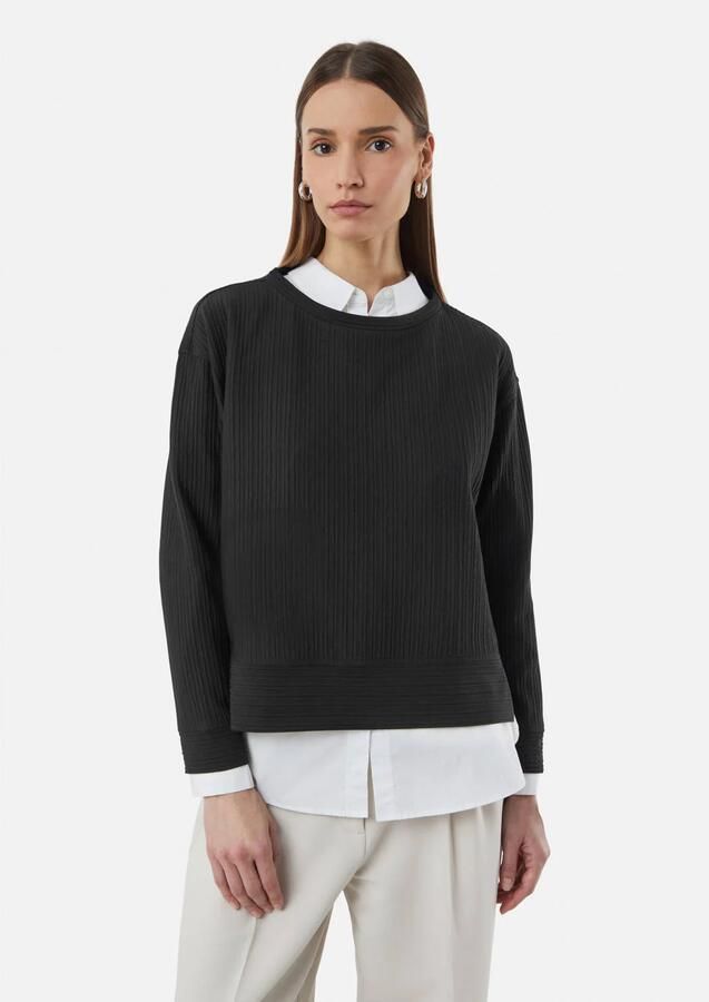 Comma casual identity sweater zwart - Foto 2