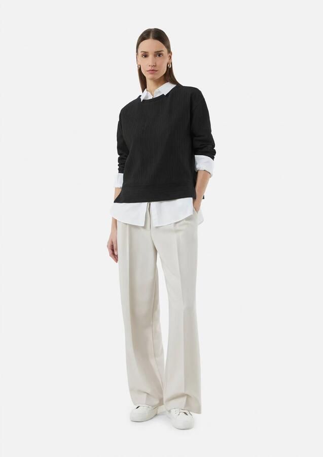 Comma casual identity sweater zwart - Foto 3