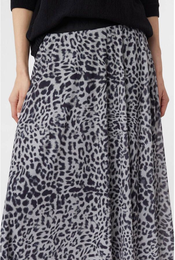 Comma Midirok in all-over look met elastische band - Foto 2