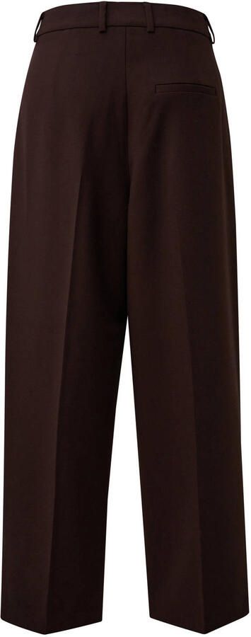 Comma barrel casual broek donkerbruin - Foto 2
