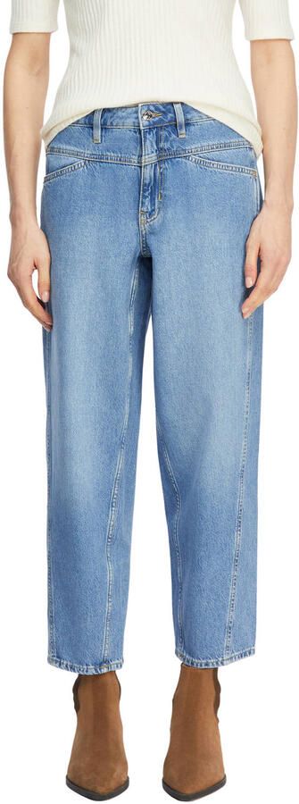 Comma barrel fit jeans met steekzakken