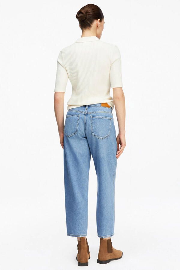 Comma barrel fit jeans met steekzakken - Foto 2