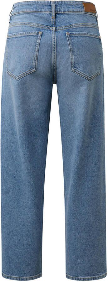 Comma barrel jeans mediumblauw