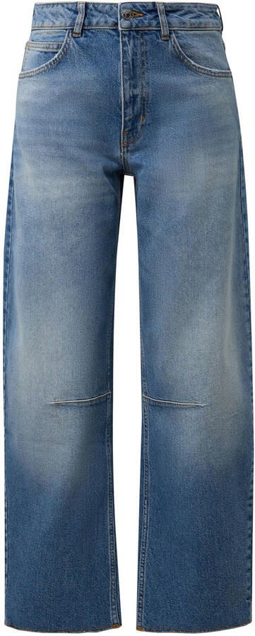 Comma barrel jeans mediumblauw