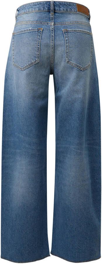 Comma barrel jeans mediumblauw
