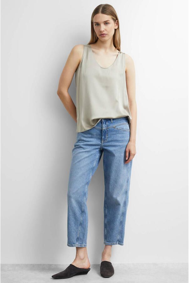 Comma wide fit jeans van katoenmix - Foto 2