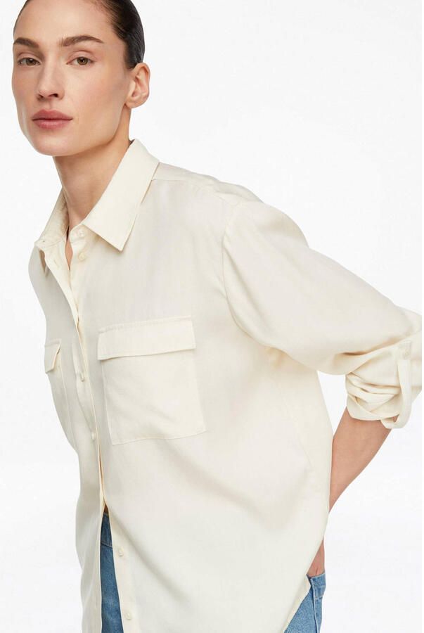 Comma blouse ecru