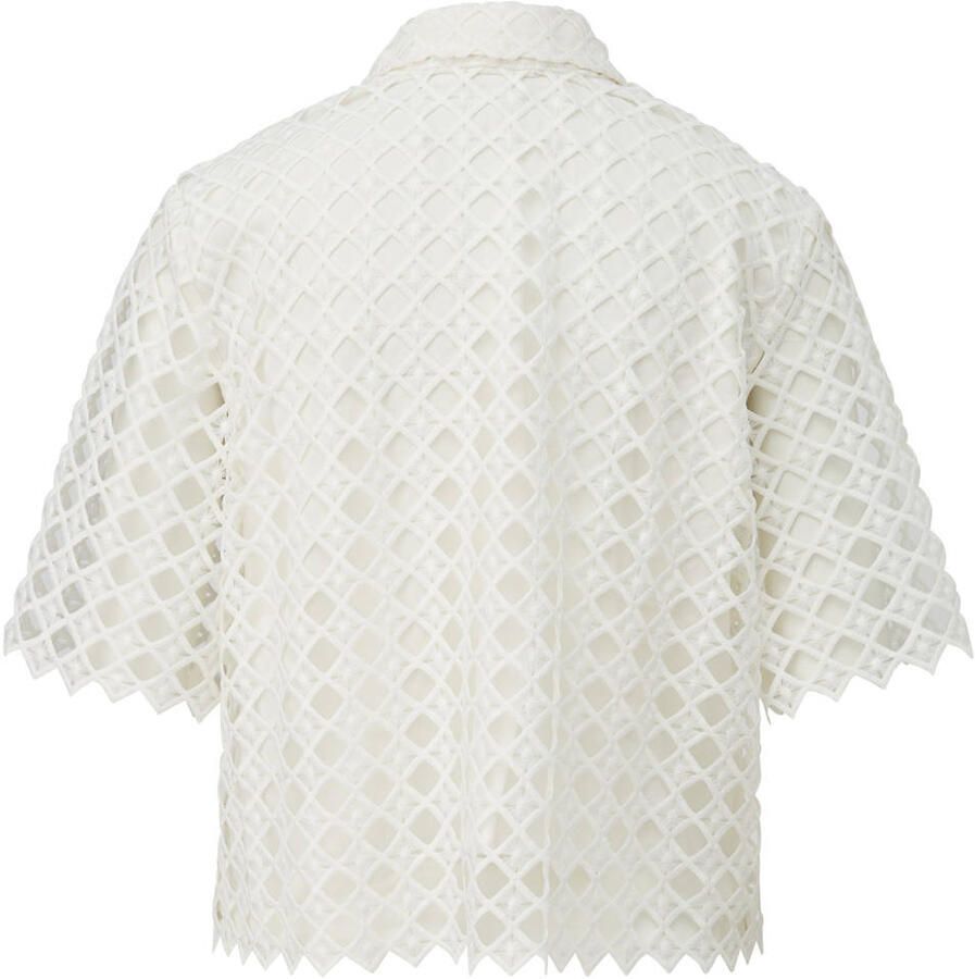 Comma Regular fit overhemdblosue met 1 2-mouwen - Foto 3