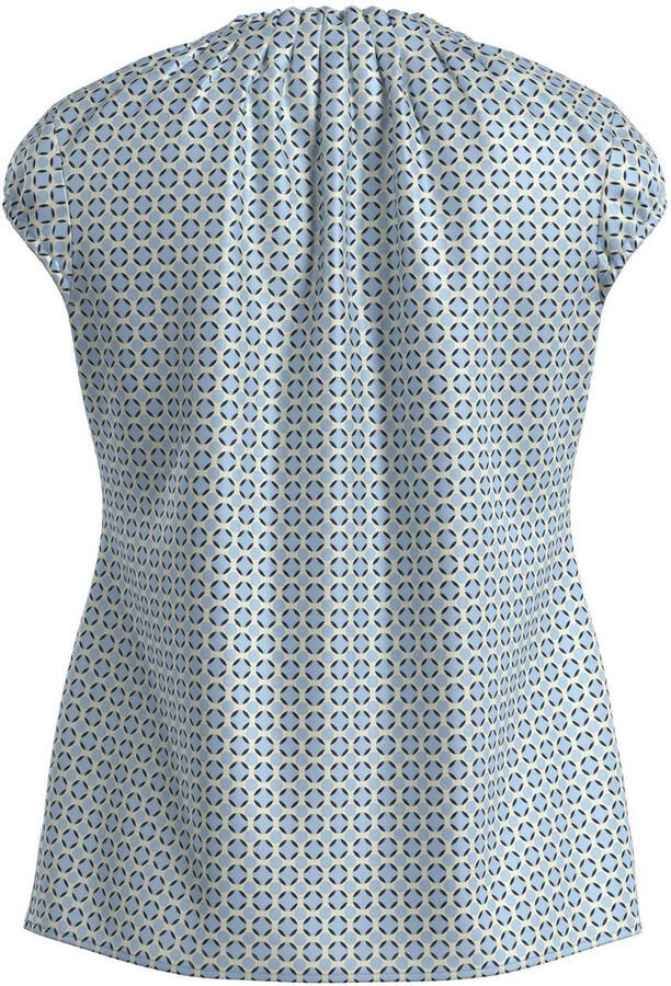 Comma Satijnen blouse met print all-over - Foto 3