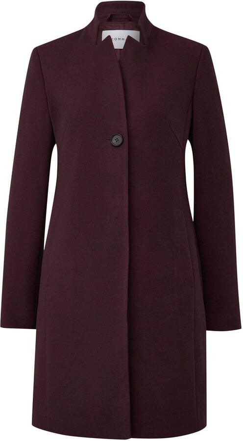Comma coat donkerpaars