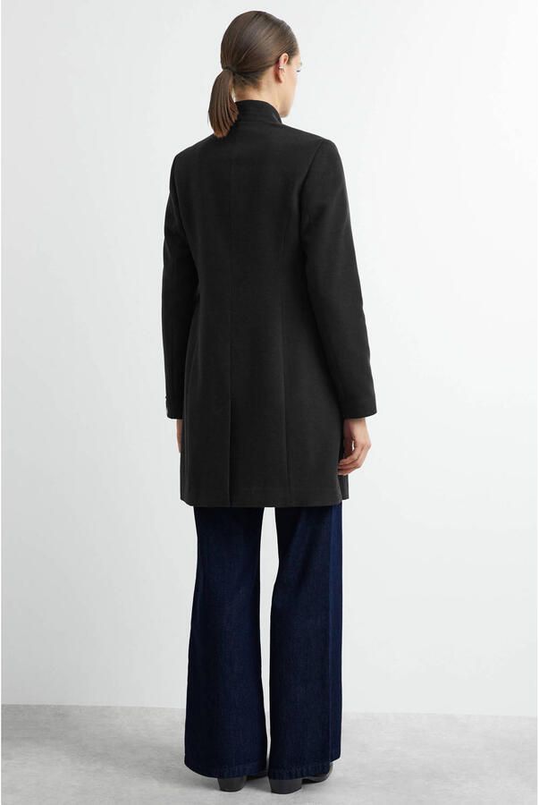 Comma Lange jas met viscose - Foto 2