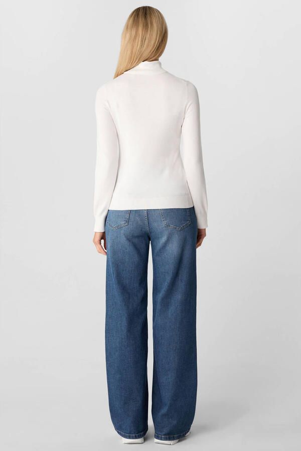 Comma Gebreide trui met mouwsplitten