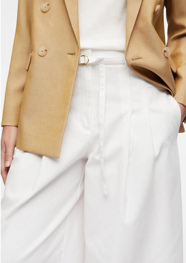 Comma cropped broek wit - Foto 2
