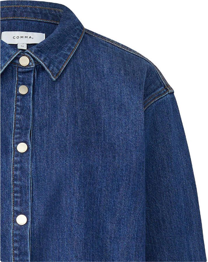 Comma denim blouse dark blue denim - Foto 2