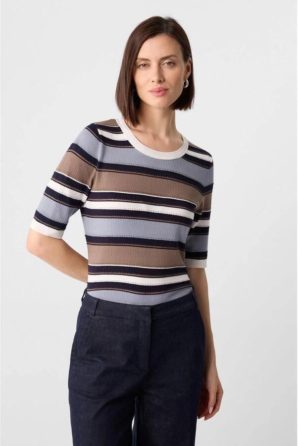 Comma Gebreide pullover met 3 4-mouwen - Foto 3