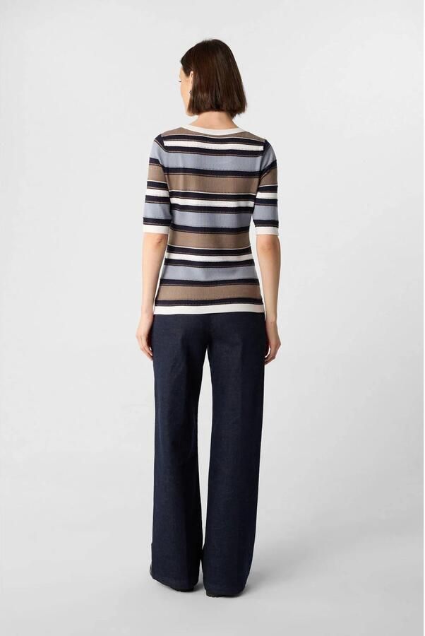 Comma Gebreide pullover met 3 4-mouwen - Foto 2