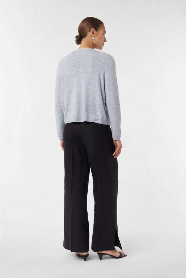 Comma Gebreid jack van wolmix met V-hals