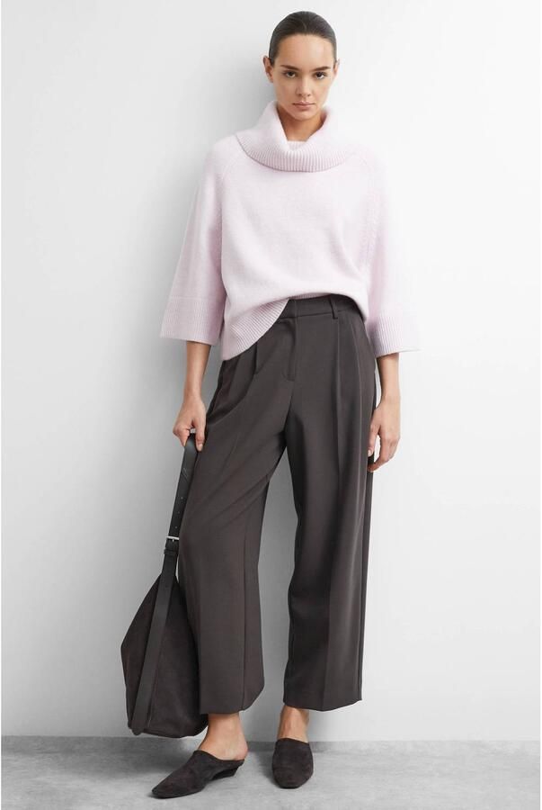 Comma oversized gebreide pullover met wol - Foto 2