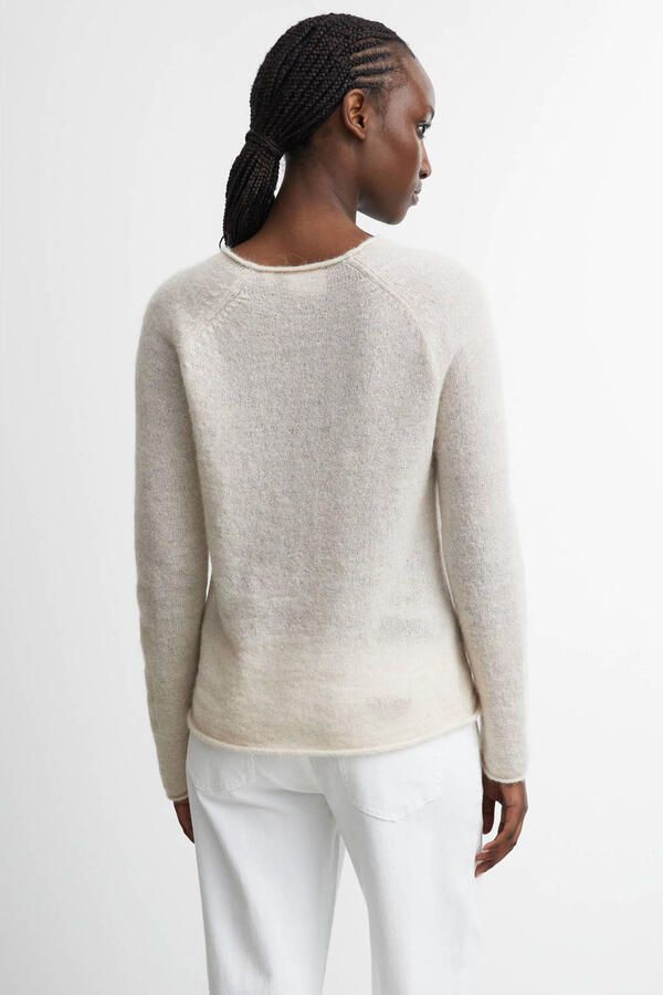 Comma Slim fit pullover met mix van wol en alpaca - Foto 3
