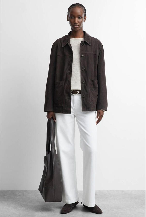 Comma Slim fit pullover met mix van wol en alpaca - Foto 2