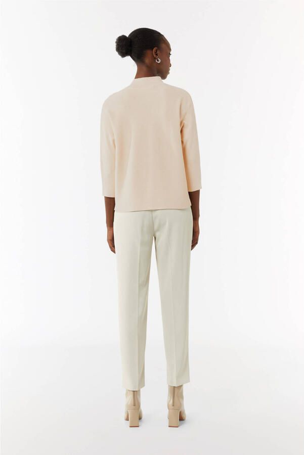 Comma Gebreide pullover met opstaande kraag