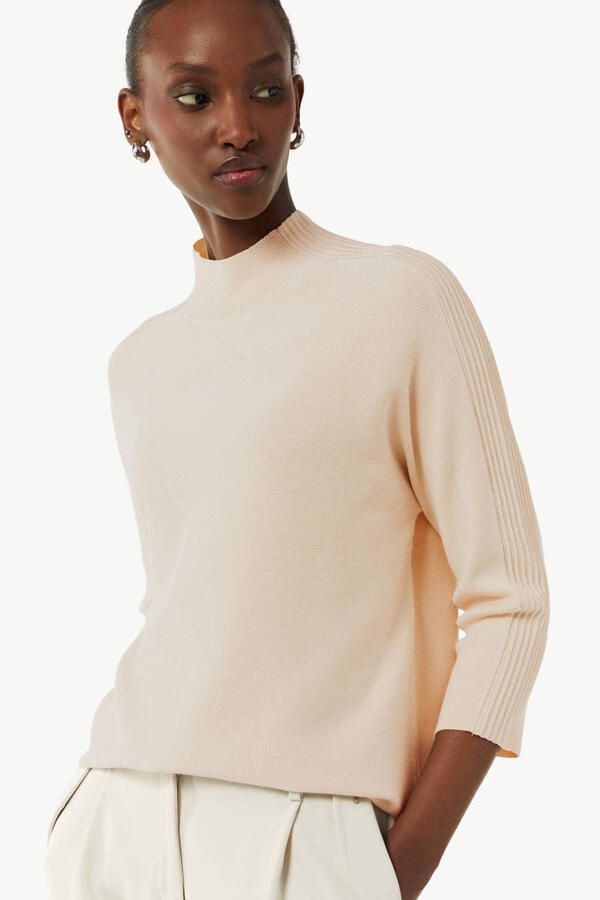 Comma Gebreide pullover met opstaande kraag - Foto 2