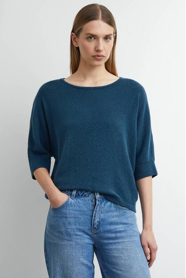 Comma Gebreid shirt met 3 4-mouw - Foto 2