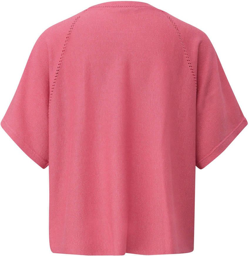 Comma Gebreide pullover met ribboorden - Foto 2