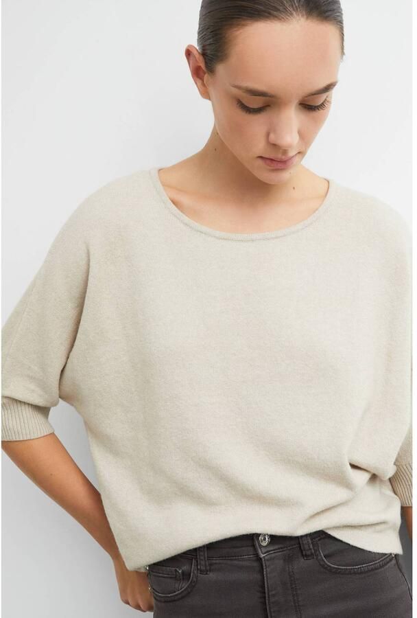 Comma Gebreid shirt met 3 4-mouw - Foto 2