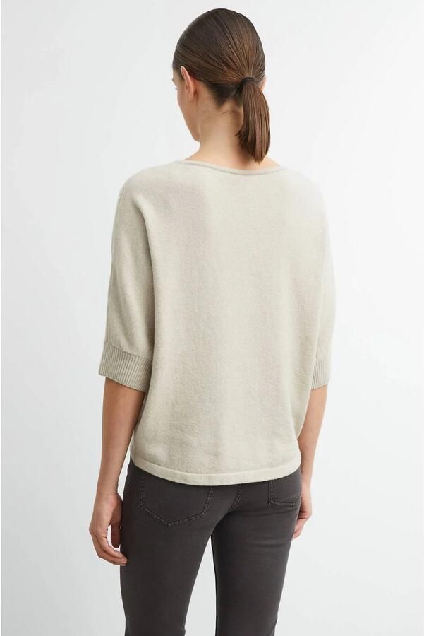 Comma Gebreid shirt met 3 4-mouw - Foto 3