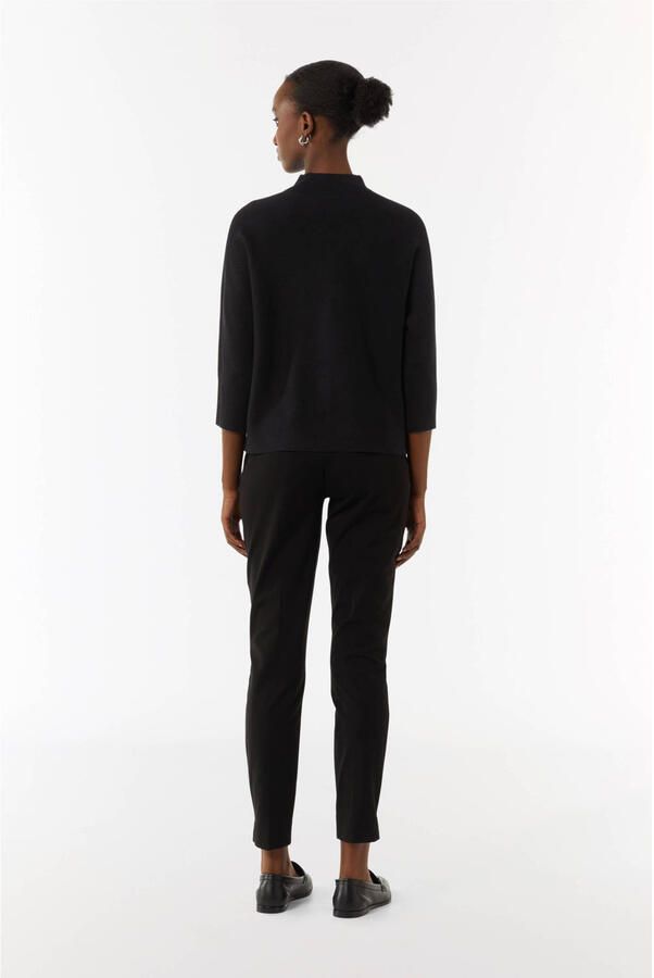 Comma Gebreide pullover met opstaande kraag