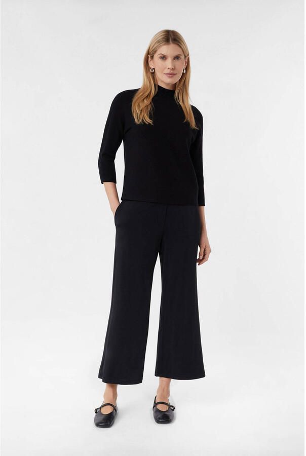 Comma Gebreide pullover met opstaande kraag en 3 4-mouwen - Foto 3