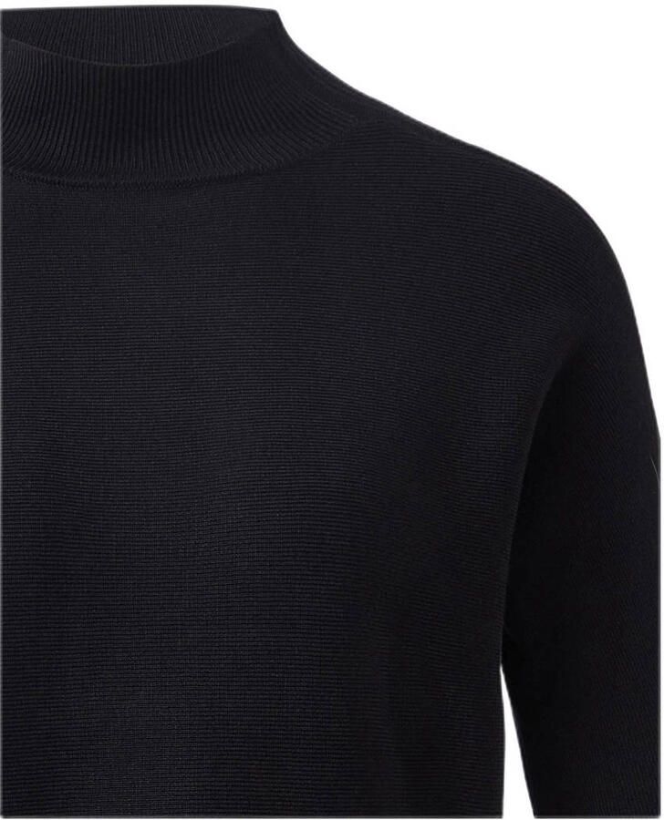 Comma Gebreide pullover met opstaande kraag en 3 4-mouwen - Foto 1