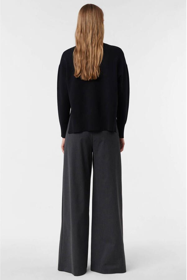 Comma Gebreide pullover met zijsplitten