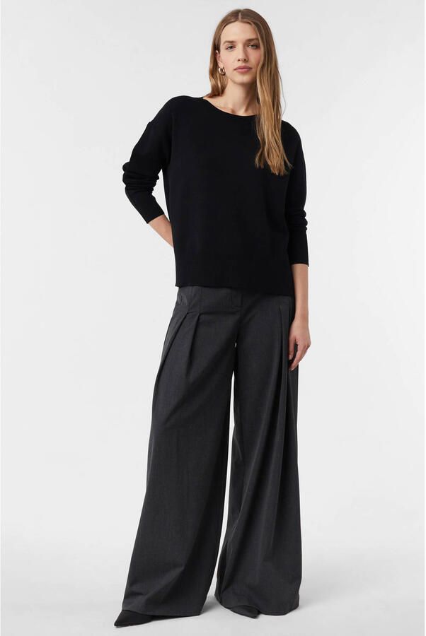 Comma Gebreide pullover met zijsplitten - Foto 2