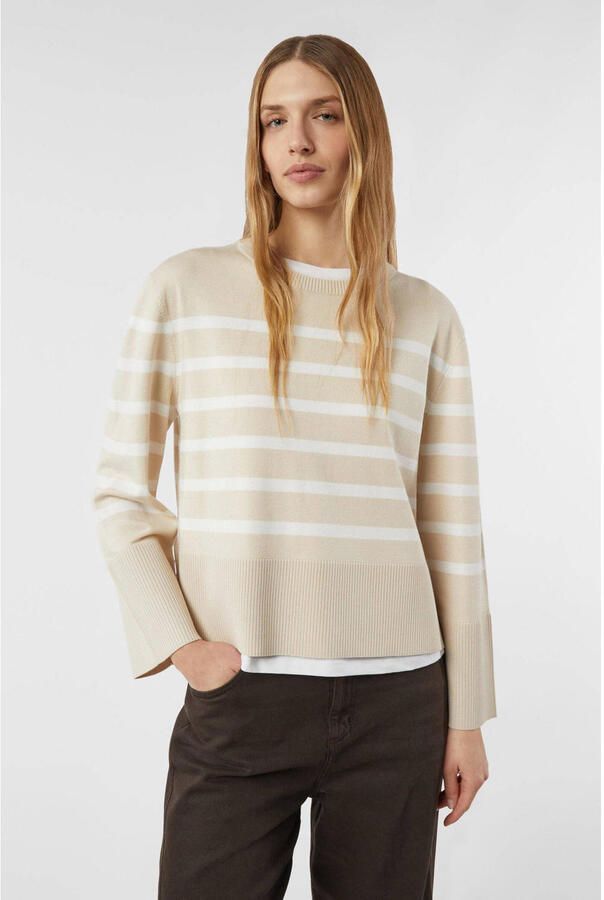 Comma gestreepte pullover beige - Foto 2