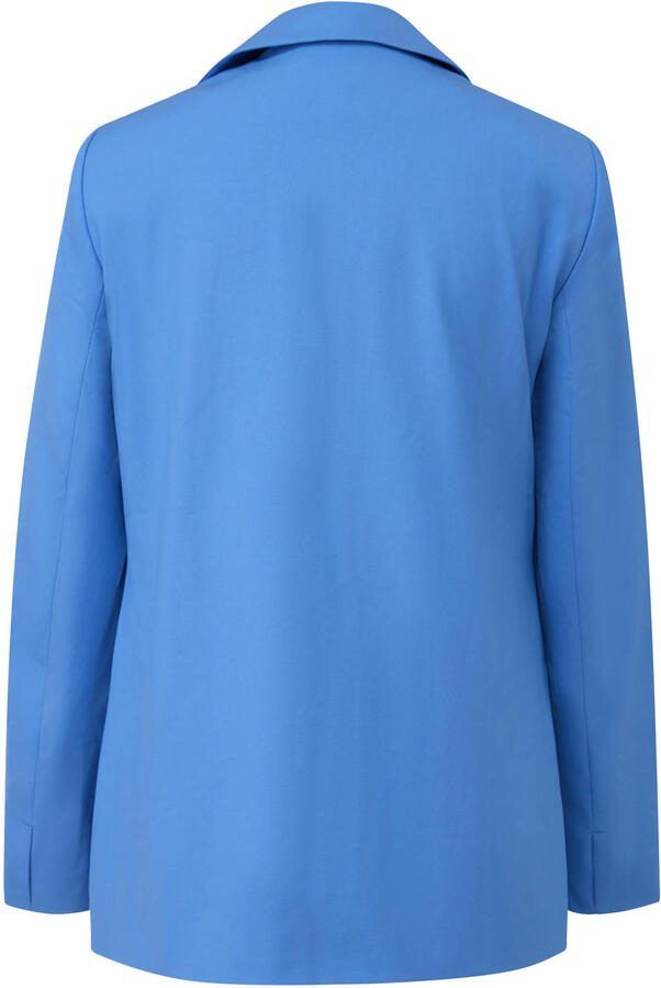 Comma regular fit blazer van viscosemix met klepzakken - Foto 2