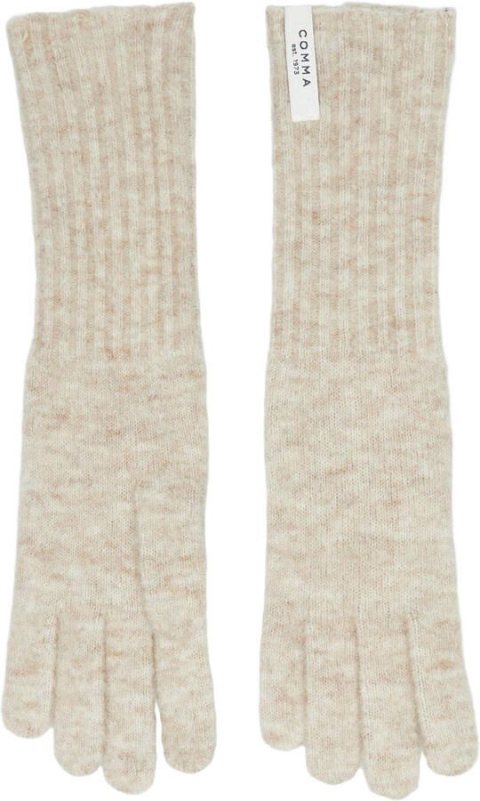 Comma handschoenen beige