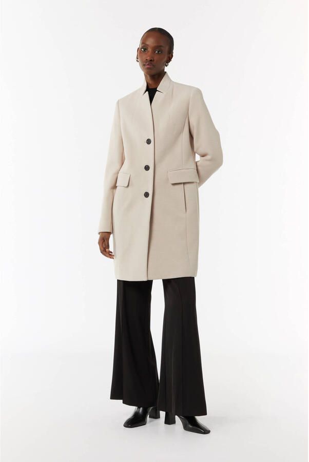 Comma Lange jas in wol-look - Foto 3