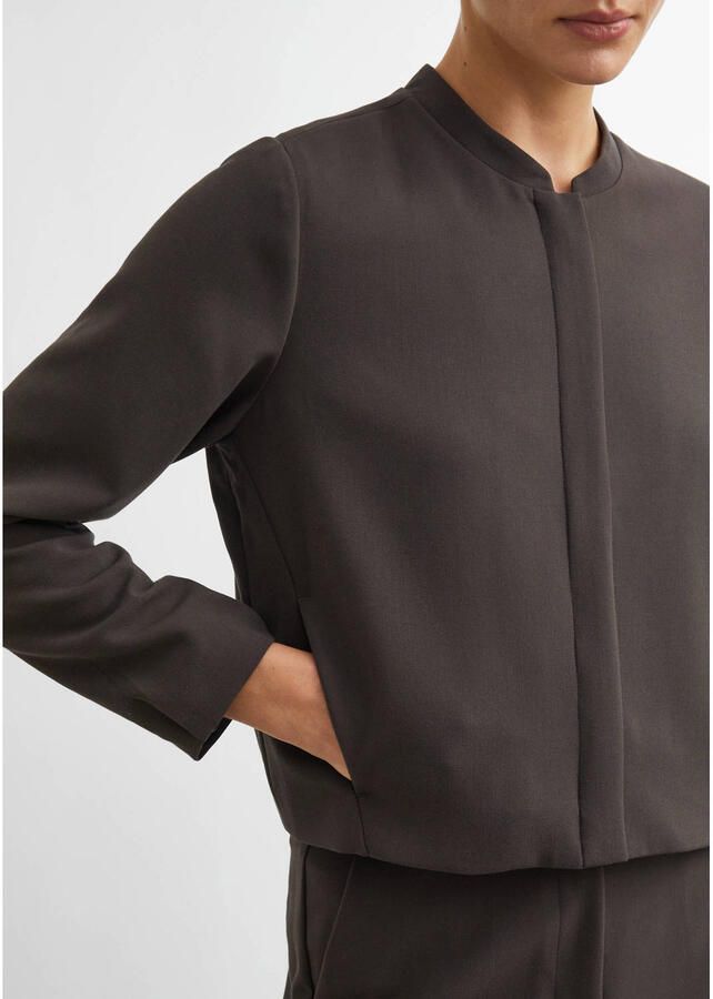Comma Blouson met viscose