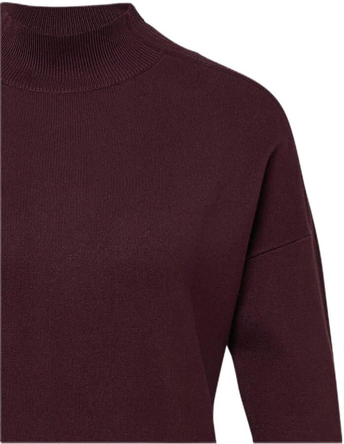 Comma Knielange jurk met opstaande kraag en 3 4-mouwen - Foto 1