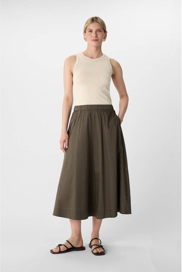 Comma Midirok met elastische taille - Foto 3