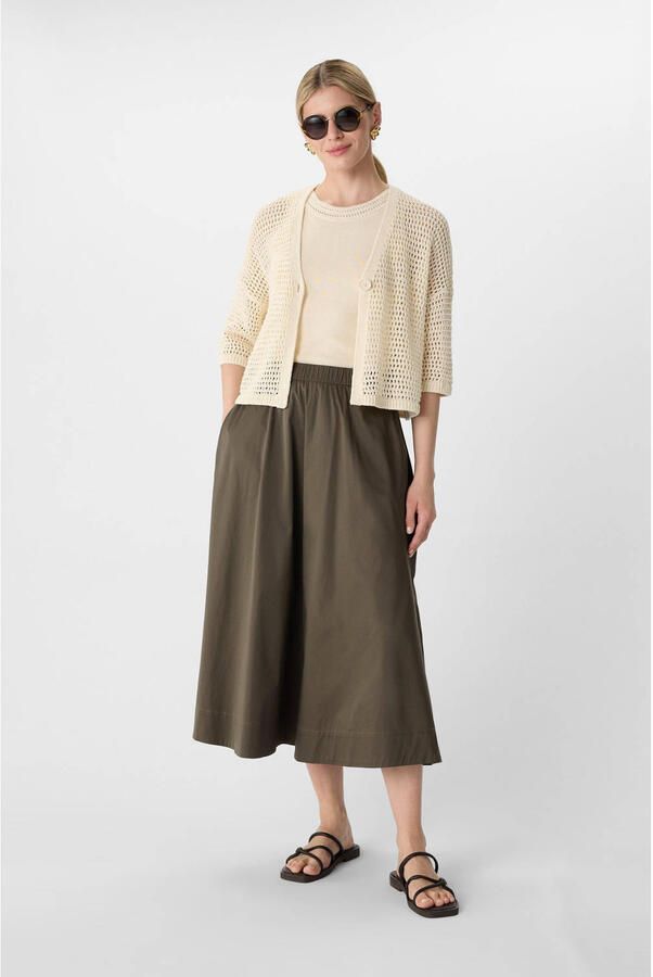 Comma Midirok met elastische taille - Foto 2