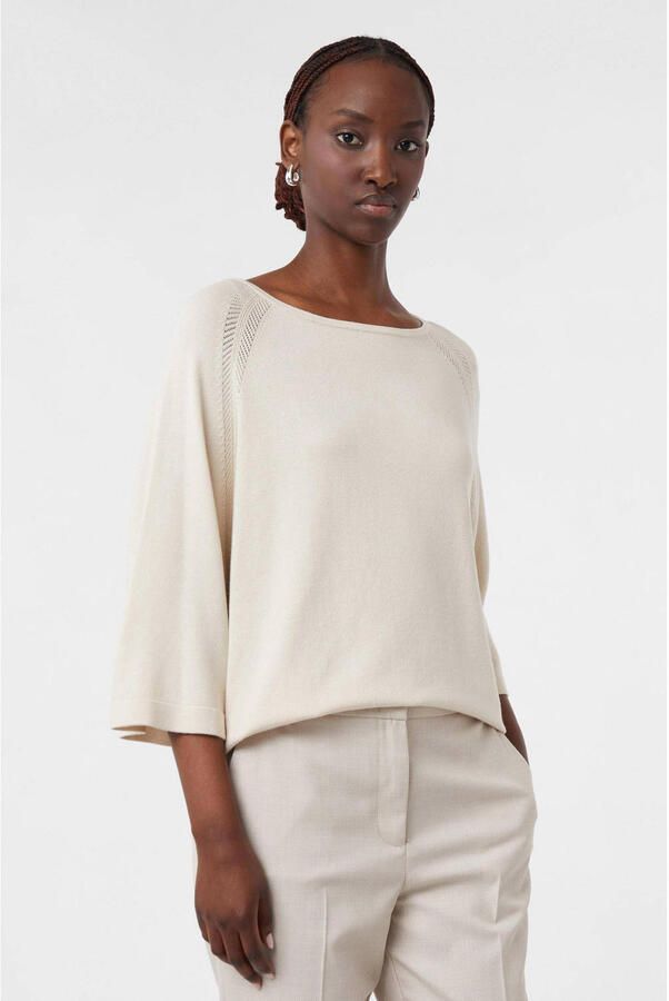 Comma Gebreide pullover met ronde hals - Foto 2