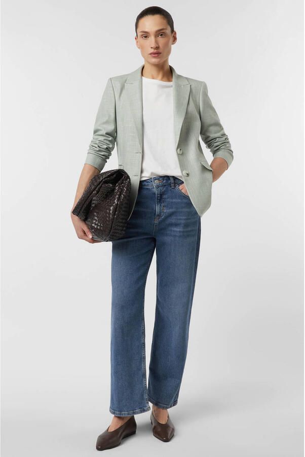 Comma Regular fit Blazer van Viscosemix met Reverskraag - Foto 2