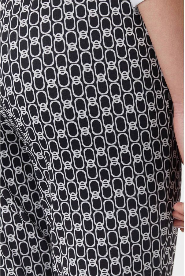 Comma Slim fit stoffen broek met elastische band - Foto 1