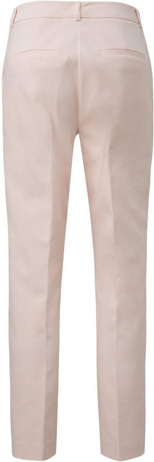 Comma Elastische Sigarettenbroek met Plooi Pink Dames - Foto 3