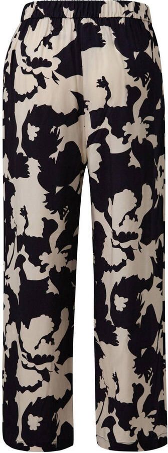 Comma straight regular waist casual broek donkerblauw - Foto 3