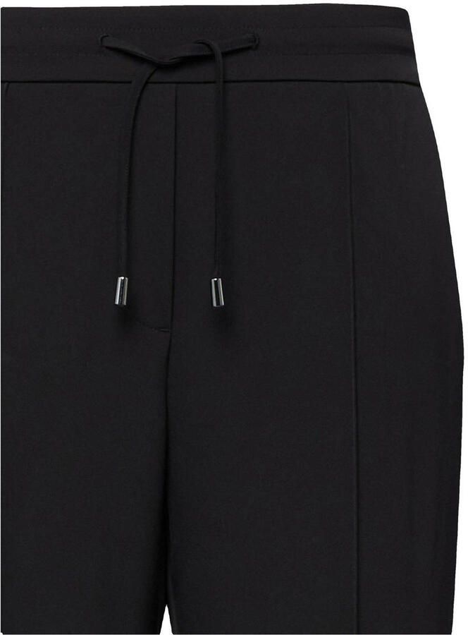 Comma straight regular waist casual broek zwart - Foto 2
